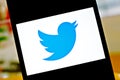 Editorial photo on Twitter theme. Illustrative photo for news about Twitter - microblogging and social networking service