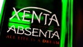 Editorial photo on Xenta absinth theme.  Illustrative photo for news about absinth Xenta Royalty Free Stock Photo