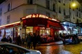 Editorial Picture date 25 12 2017 Cafe des 2 Moulins from Amelie movie, Photo image a Beautiful panoramic view of Paris