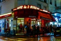 Editorial Picture date 25 12 2017 Cafe des 2 Moulins from Amelie movie, Photo image a Beautiful panoramic view of Paris