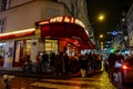 Editorial Picture date 25 12 2017 Cafe des 2 Moulins from Amelie movie, Photo image a Beautiful panoramic view of Paris