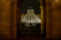 Editorial picture of the Luvre museum in paris taken in 25 12 2108