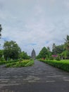 Prambanan temple or candi, yogyakarta, central java, indonesia, with some tourist seen