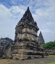 Prambanan temple or candi, yogyakarta, central java, indonesia, with some tourist seen