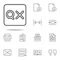 editorial, quark icon. editorial design icons universal set for web and mobile
