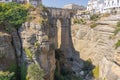 Looking through the Guadalevin gorge at the Puento Nuevo