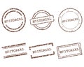 Editorial stamps