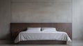 Editorial Style Photograph Of Headboard In Simple Brutalist Environment Royalty Free Stock Photo