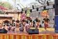 Editorial: Surajkund, Haryana, India:Local Artists from Tripura performing dance in 30th International crafts fair