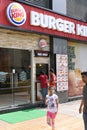 Editorial, 07th June 2015:Gurgaon,Delhi,India: Unidentified people at Burger King joint in DT Shopping Mall