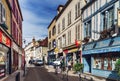 Editorial: 8th March 2018: Auxerre, France. Street view, sunny d