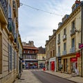 Editorial: 9th March 2018: Dijon, France. Street view, sunny day