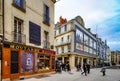 Editorial: 9th March 2018: Dijon, France. Street view, sunny day