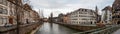 Editorial: 16th March 2020: Strasbourg, France. The empty city of Strasbourg. Quarantine time. Coronavirus epidemic. No people.