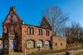 Editorial: 14th March, Strasbourg, France. Old abandoned ruined