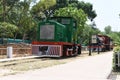 Editorial: 16th May 2015: New Delhi, India, National Rail Museum: Museum hosts rail engines & cabins from rich history of India