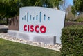 Editorial Use Only - Cisco Royalty Free Stock Photo