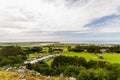 Editorial, View including parking area at Lanfair Slate Caverns