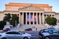 Editorial: Washington DC, USA - 10th November 2017. The Archives of The United States of America in the morning with blue sky Royalty Free Stock Photo