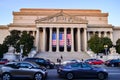 Editorial: Washington DC, USA - 10th November 2017. The Archives of The United States of America in the morning with blue sky Royalty Free Stock Photo