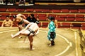 Editorial Wrestlers in Sumo Tournament