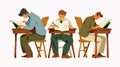 Professional Editors Checking Texts and Correcting Grammar for Accuracy and Quality