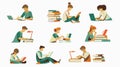 Professional Editors Checking Texts and Correcting Grammar for Accuracy and Quality