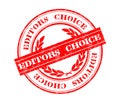 Editors Choice stamp