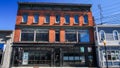 Edlin Building at North Main St in nice sunny day view from sidewalk