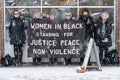 Women protesting for justice, peace and non-violence