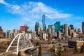 Downtown Skyline in Edmonton, Capital City of Alberta, Canada Royalty Free Stock Photo