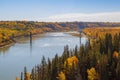 Edmonton Footbridge On An Autumn Day