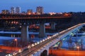 Edmonton nightshot Royalty Free Stock Photo