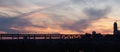 Edmonton Skyline, High Level Bridge And Sunset