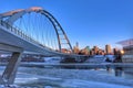 Edmonton Skyline In The Winter