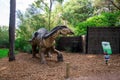 Edmontosaurus display model in Perth Zoo Royalty Free Stock Photo