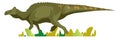 Edmontosaurus, illustration, vector