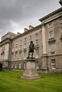 Edmund Burke Statue, Trinity College, College Green, Dublin, Ireland. Statue was erected in 1868.
