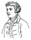 Edmund Burke, vintage illustration