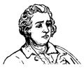 Edmund Burke, vintage illustration