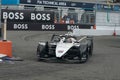 Edoardo Mortara 48 of ROKiT Venturi Racing Team driving Formula E car during 2021 ABB Formula E World Championship NY E-Prix Royalty Free Stock Photo