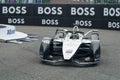 Edoardo Mortara 48 of ROKiT Venturi Racing Team driving Formula E car during 2021 ABB Formula E World Championship NY E-Prix Royalty Free Stock Photo