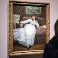 Edouard Manet's Painting, The Repose At The Met Museum In NYC Royalty Free Stock Photo