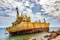 Edro III Shipwreck Royalty Free Stock Photo