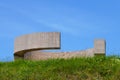 Eduardo Chlliada monument Praise of the Horizon, Elogio del Horizonte In Gijon, Asturias, Spain