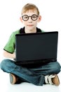 Educated boy Royalty Free Stock Photo