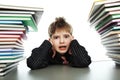 Educated boy Royalty Free Stock Photo