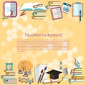 Education background back to school university college Royalty Free Stock Photo