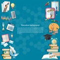 Education background back to school Royalty Free Stock Photo