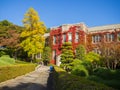 Education building of prestigious Yonsei University at Seoul, South Korea Royalty Free Stock Photo